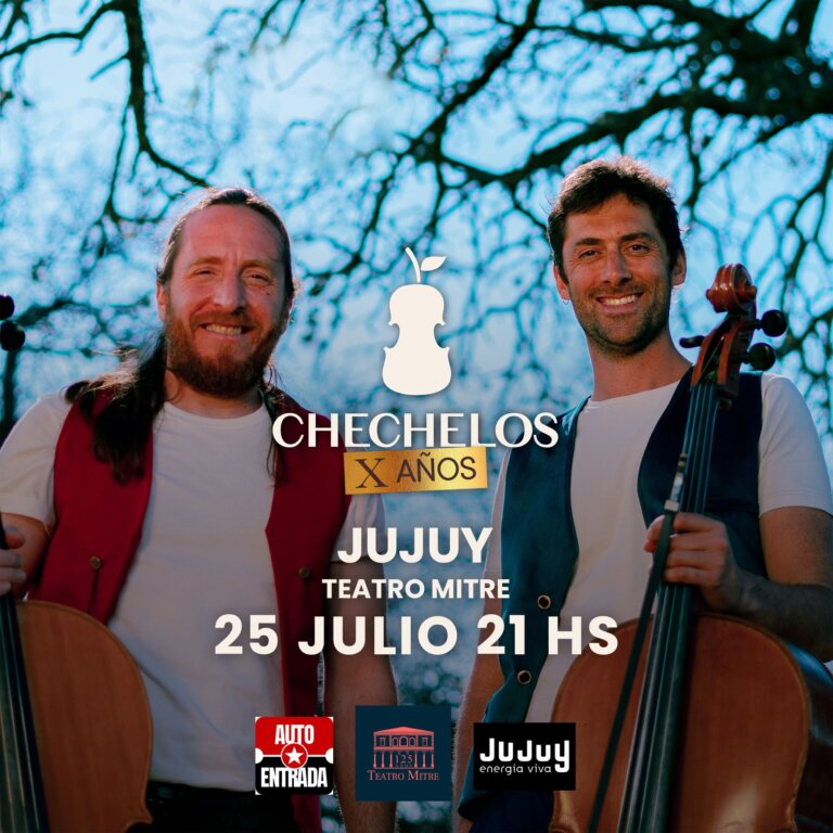 Flyer del show: CheChelos en Jujuy