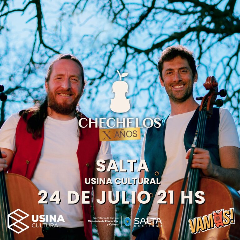 Flyer del show: CheChelos en Salta