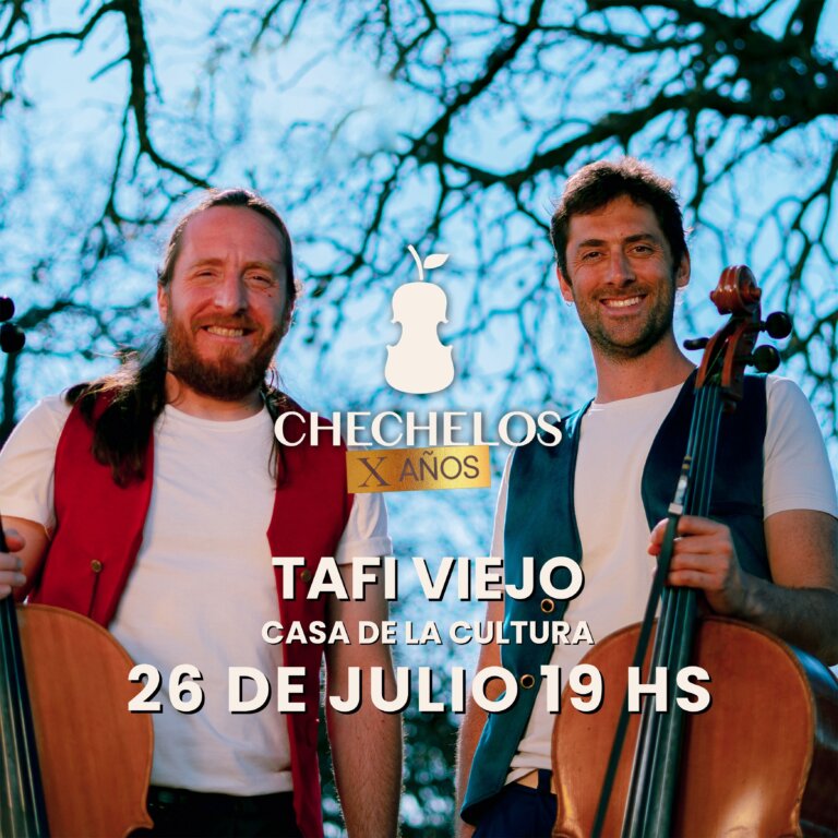 Flyer del show: CheChelos en Tafí Viejo