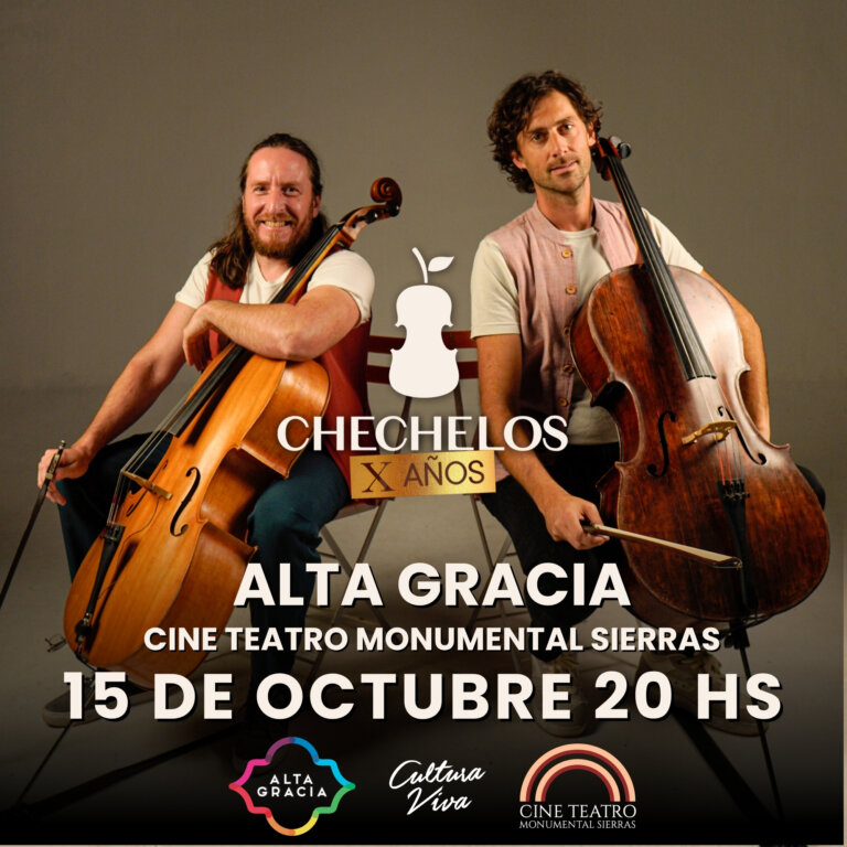 Flyer del show: Alta Gracia