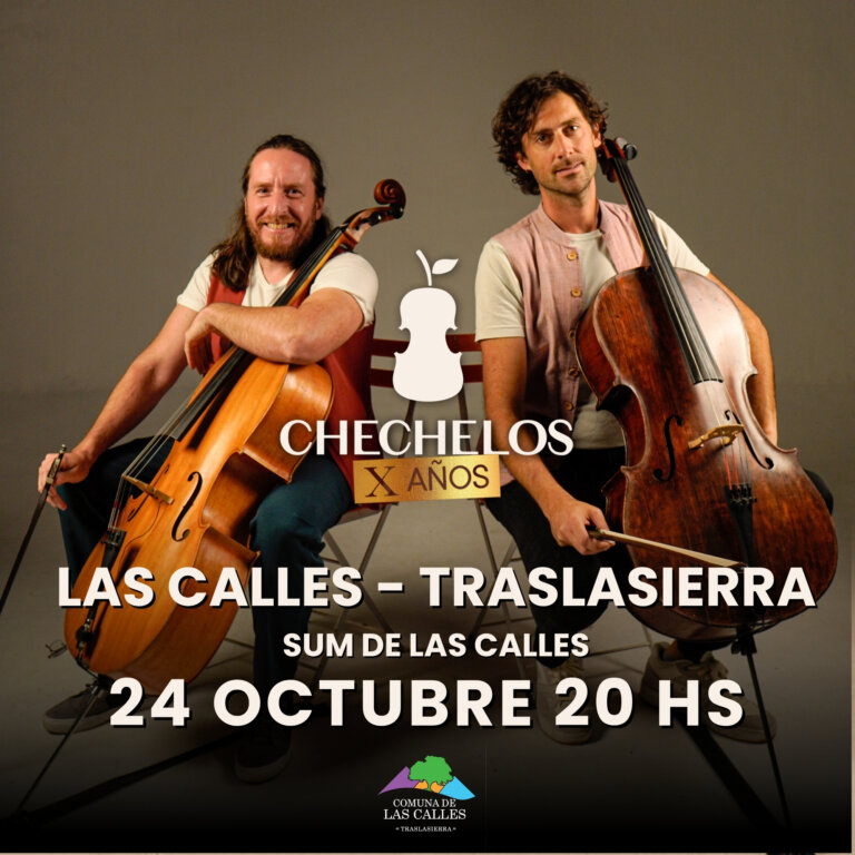 Flyer del show: Las Calles